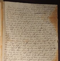 Letter from Capt. Simpson to unknown